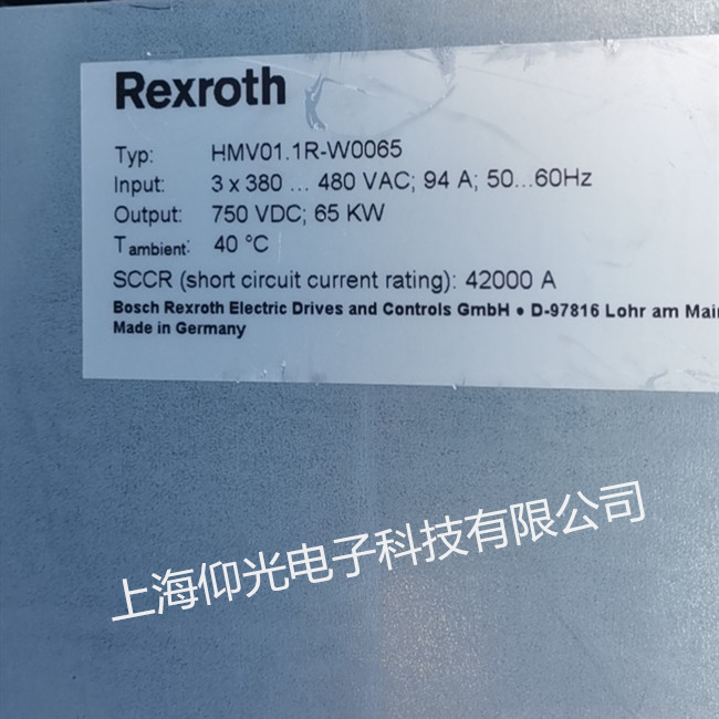 力士樂(lè)伺服電源維修HMV01.1R-W0065報(bào)F8069講解
