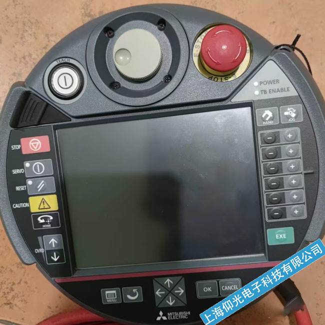 Mitsubishi三菱示教器故障無法觸摸黑屏檢測(cè)與維修